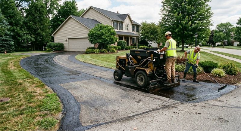 Asphalt Driveway Sealing in Miami Dade County, FL