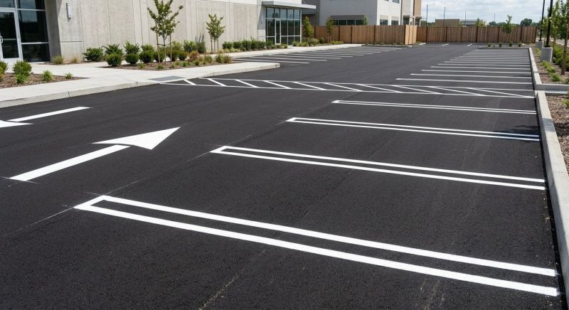 Commercial Asphalt Painting in Roswell, GA