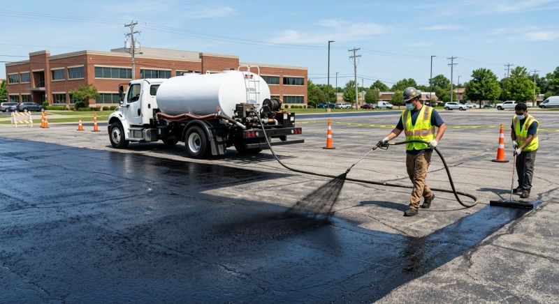 Commercial Parking Lot Sealing in Fort Collins, CO