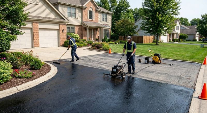 Driveway Sealcoating in San Antonio, TX