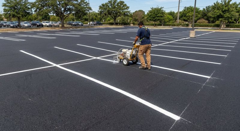 Parking Lot Striping in Lawrenceville, GA