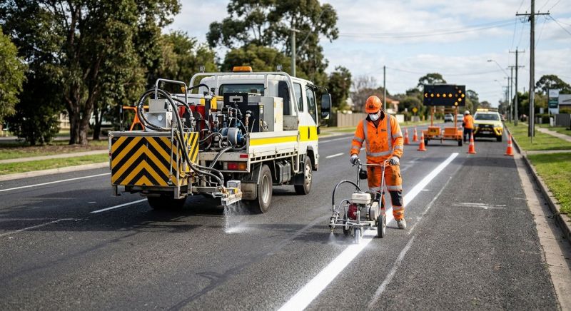 Pavement Marking Service in Suwanee, GA