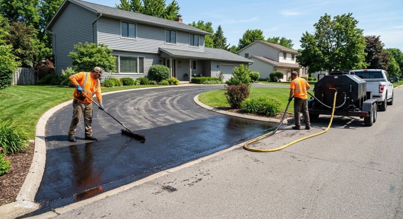 Residential Driveway Sealcoating in Columbus, OH