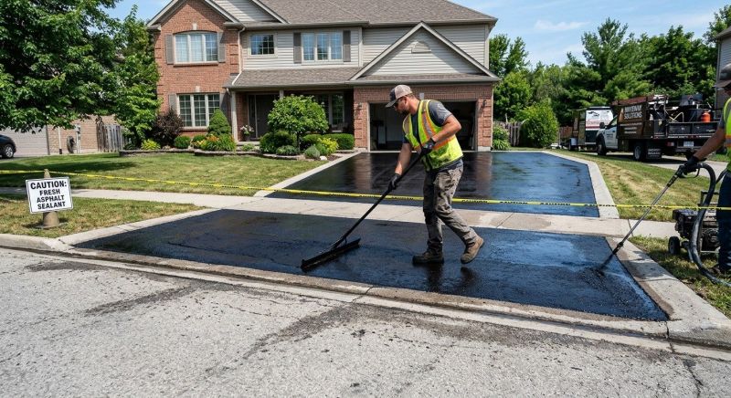 Residential Driveway Sealcoating in Sarasota, FL